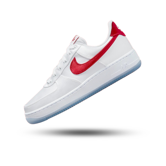 Air Force 1 Satin White Red